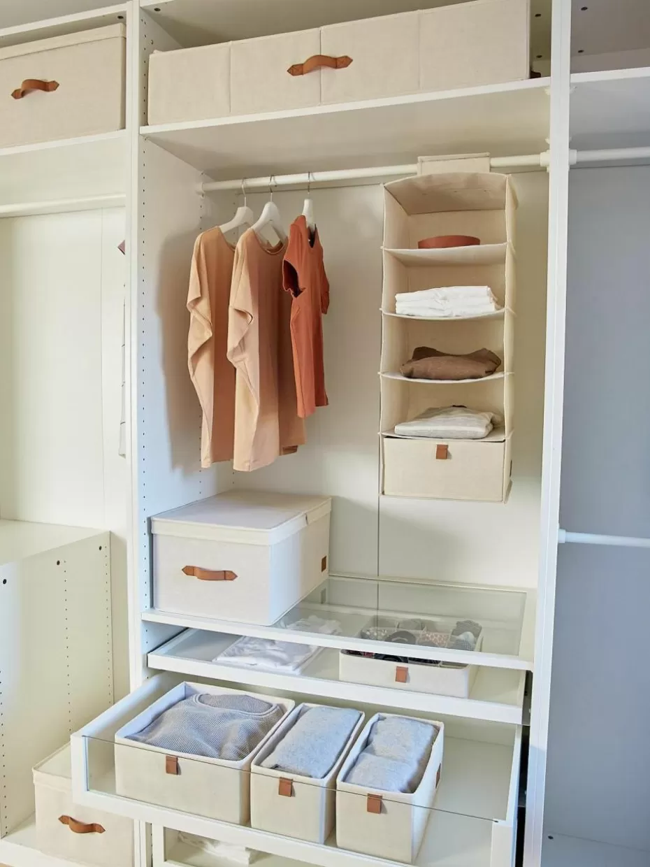 Boxen-Store It Unterbett-Aufbewahrungsbox Premium Hellbeige, Braun