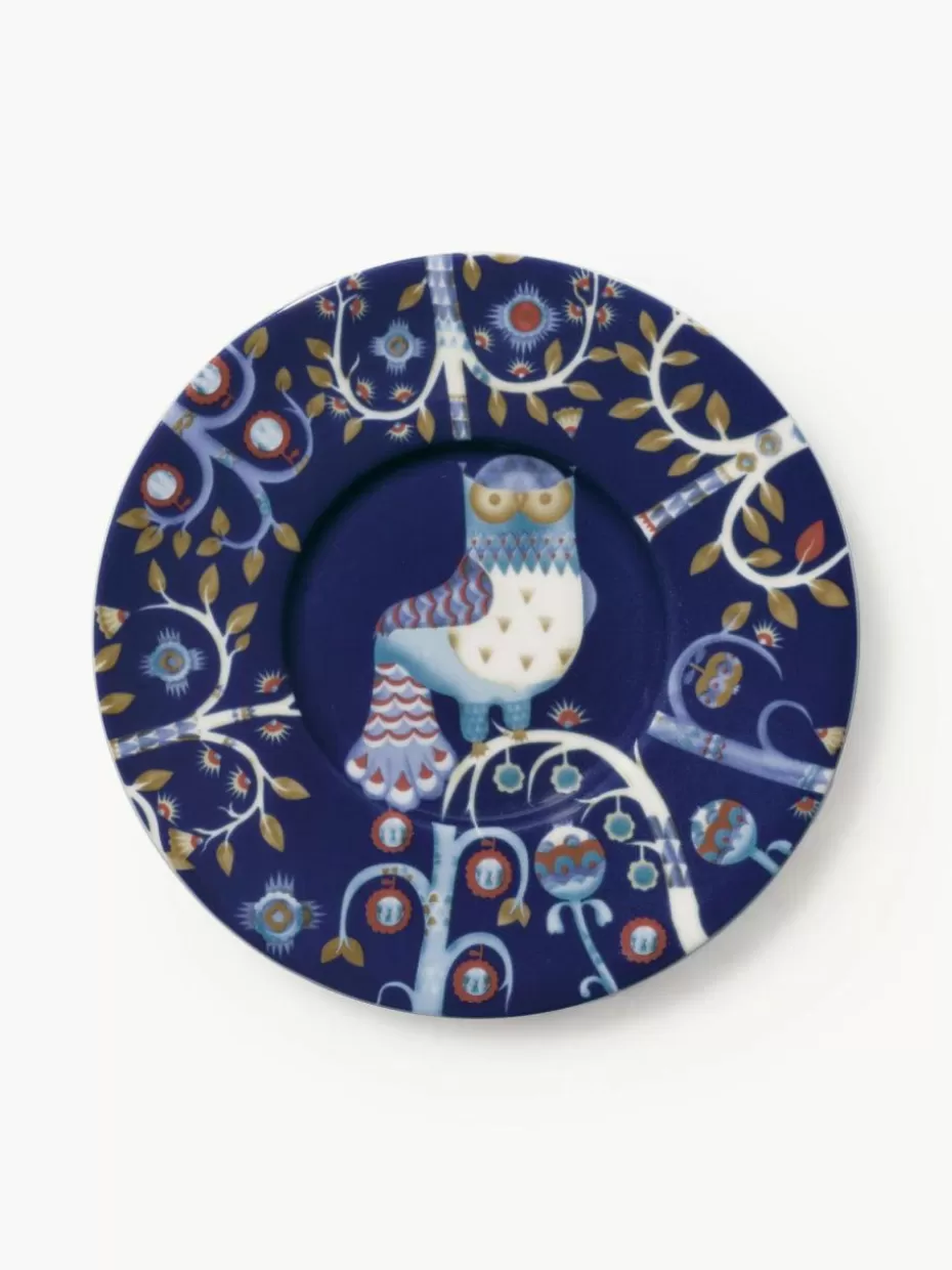 Weihnachtsgeschirr | Tassen-iittala Untertasse Taika aus Vitro-Porzellan Dunkelblau