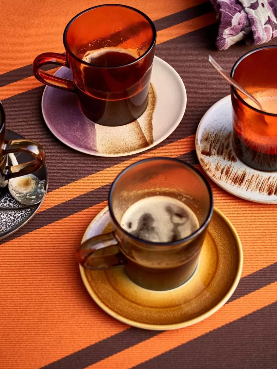Tassen | Geschirrserien-HKLIVING Untertassen-Set 70's, 4er-Set