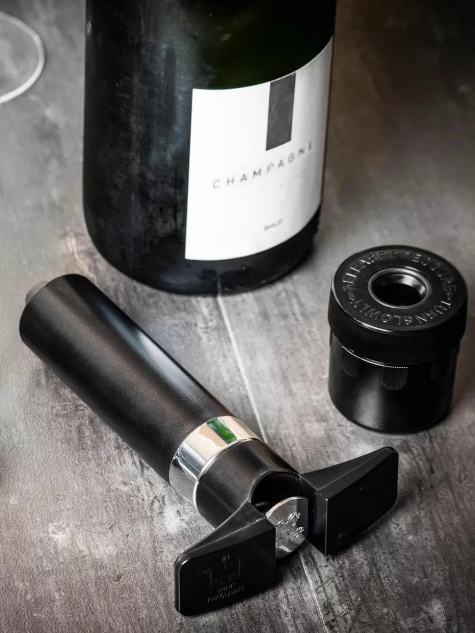 Küchenhelfer-Peugeot Saveurs Vakuumpumpe Epivac Duo mit Verschlüssen, 4er-Set