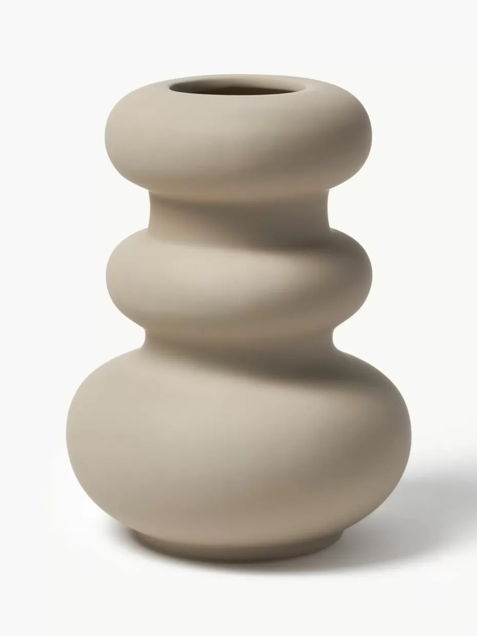 Vasen-Westwing Collection Vase Cathy, H 24 cm Hellbeige