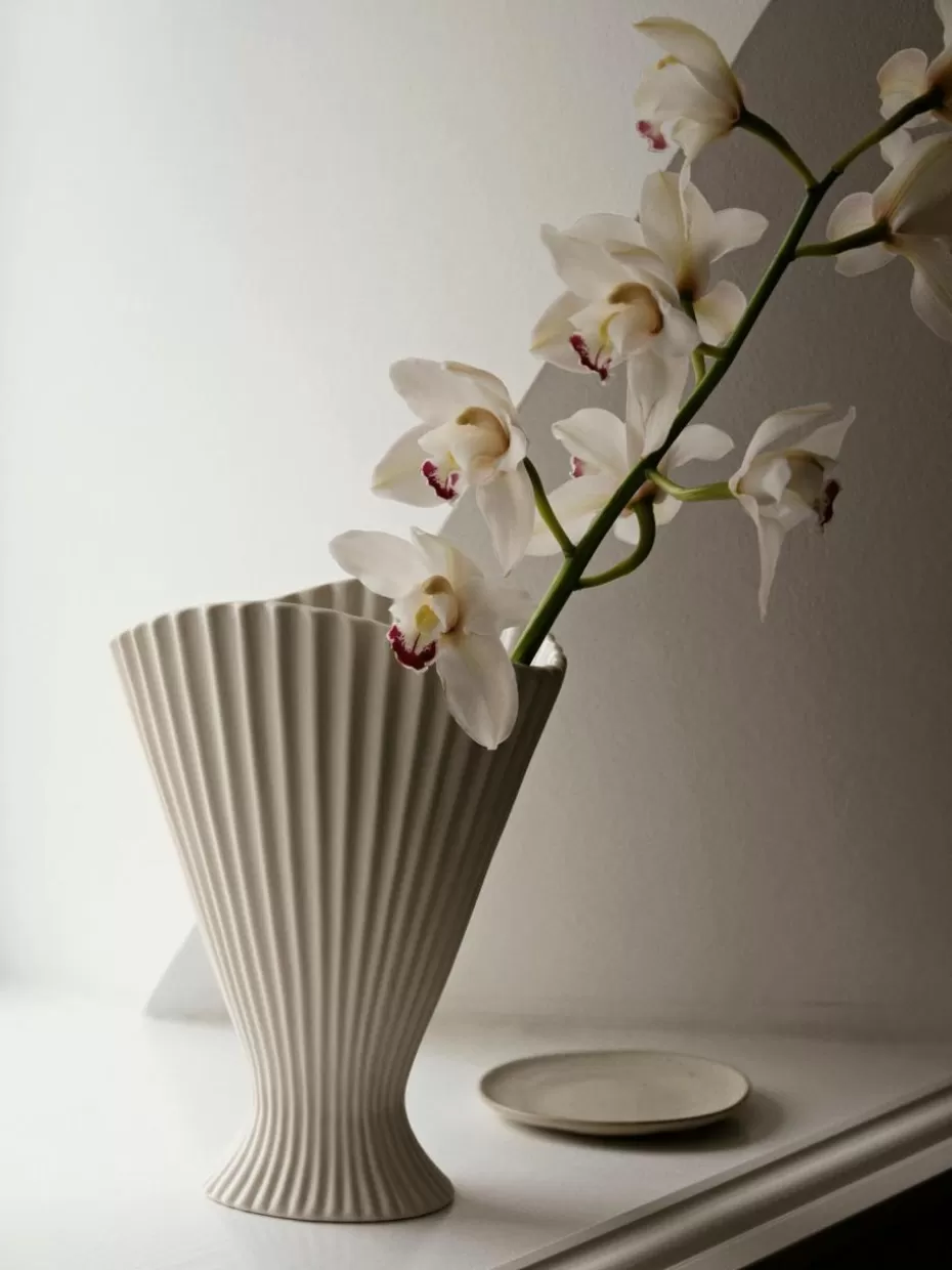 Vasen-ferm LIVING Vase Fountain aus Steinzeug, H 31 cm