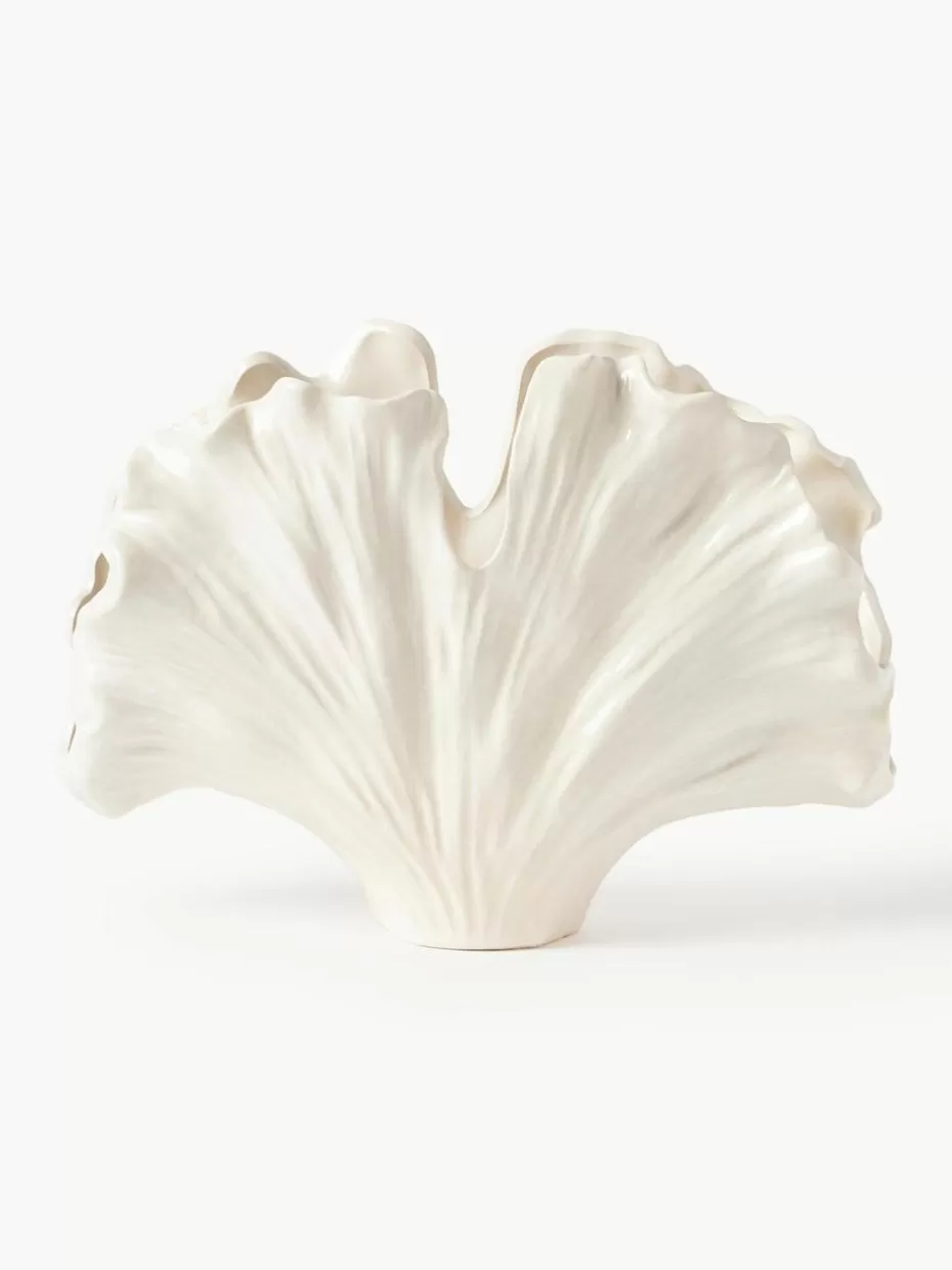 Vasen-Westwing Collection Vase Gingko in Muschel-Form, H 24 cm