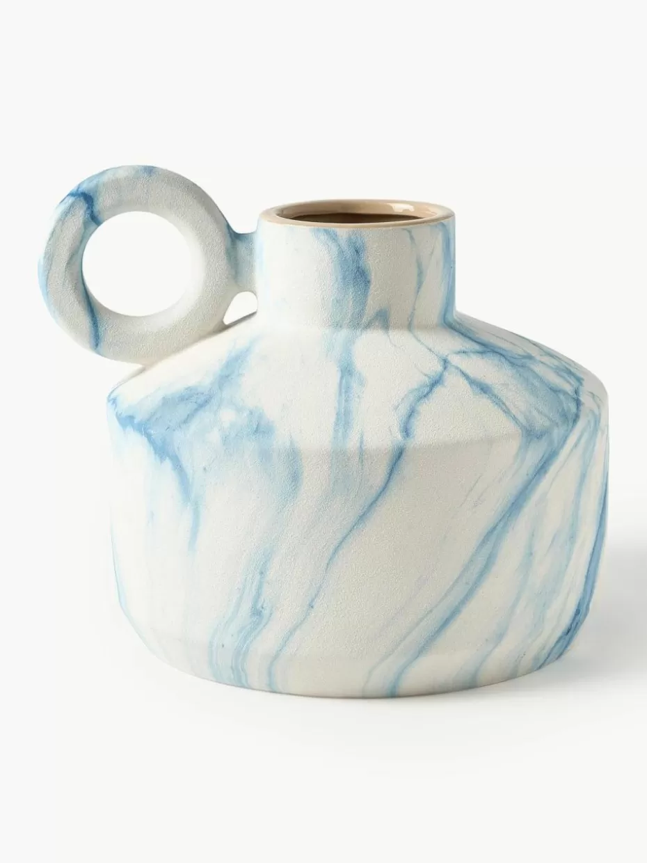 Vasen-Westwing Collection Vase Kiko in Marmor-Optik, H 27 cm