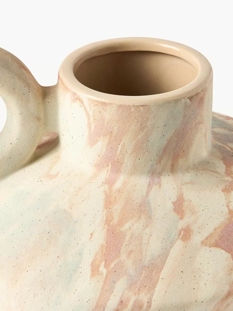 Vasen-Westwing Collection Vase Kiko in Marmor-Optik, H 27 cm