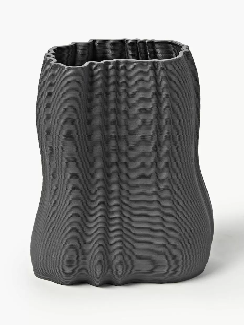 Vasen-ferm LIVING Vase Moire aus Steinzeug, H 20 cm