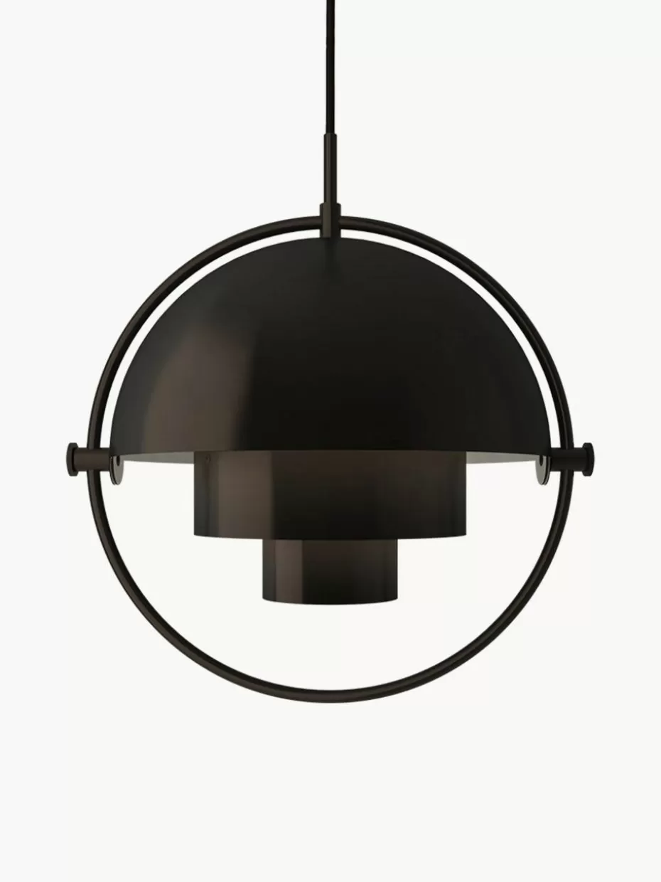 Pendelleuchten-GUBI Verstellbare Pendelleuchte Multi-Lite, in verschiedenen Größen Schwarz, matt