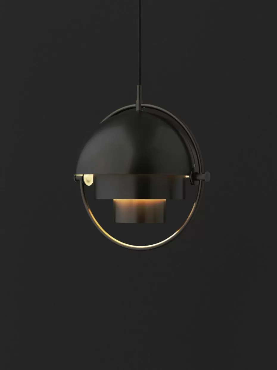 Pendelleuchten-GUBI Verstellbare Pendelleuchte Multi-Lite, in verschiedenen Größen Schwarz, matt