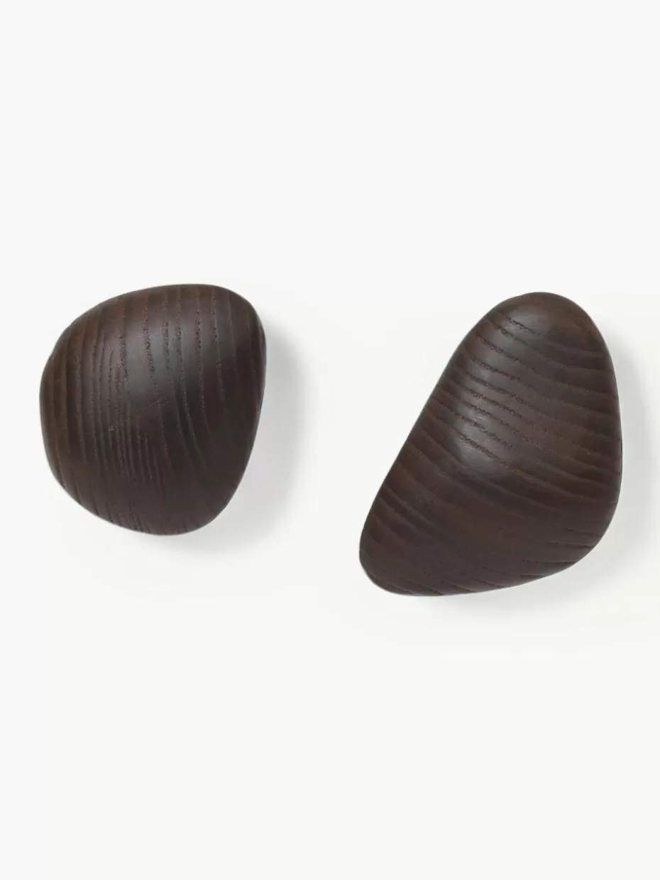 Garderoben-ferm LIVING Wandhaken Cairn aus Eschenholz, 2er-Set