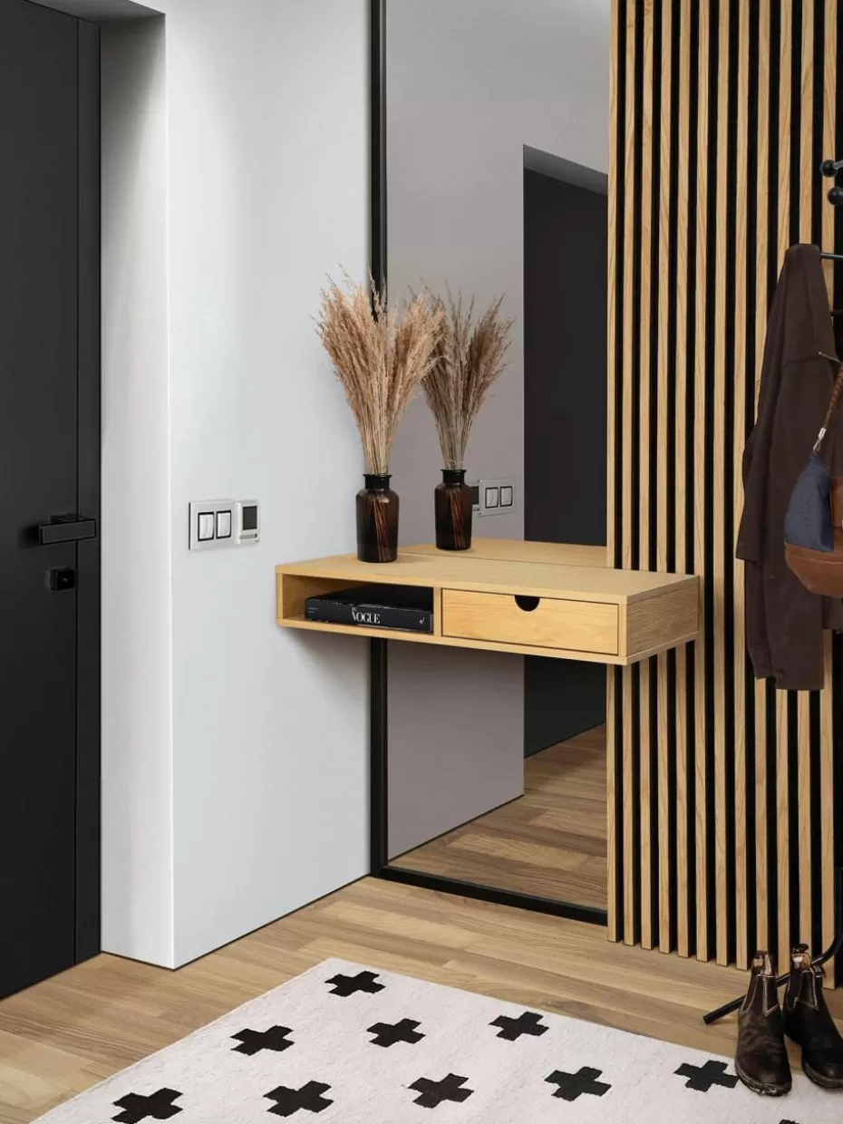 Konsolen-Westwing Wandkonsole Farsta mit Schublade