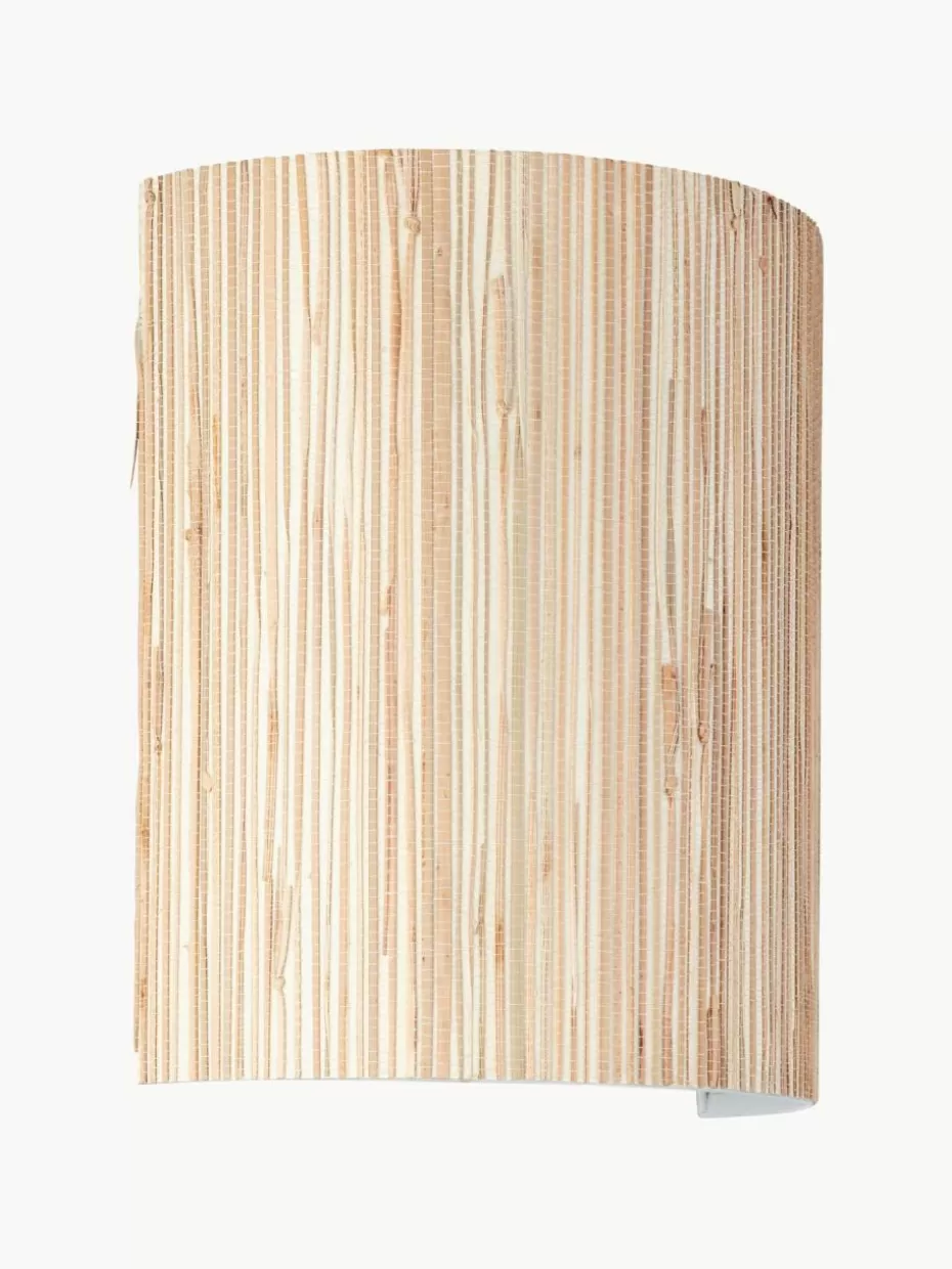Up- & Downlights-Westwing Wandleuchte Wimea aus Seegras