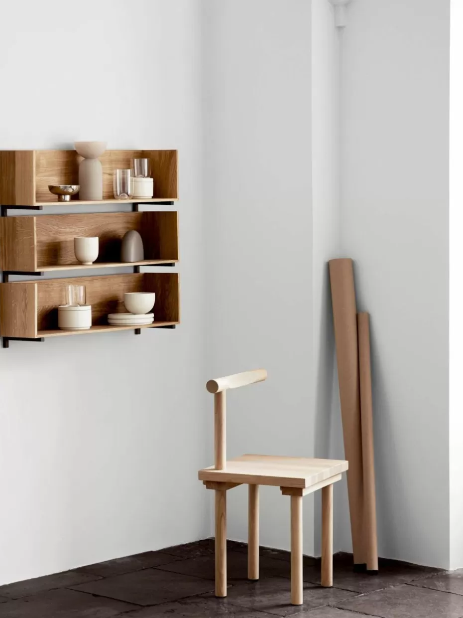 Regale-Kristina Dam Wandregal Stack aus Eichenholz