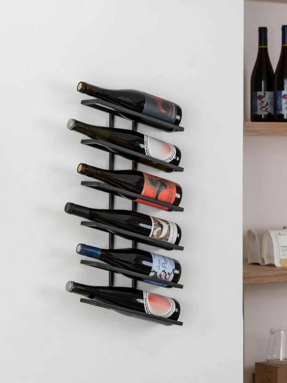 Regale-Metallbude Wand-Weinregal Vinia, für 6 Flaschen