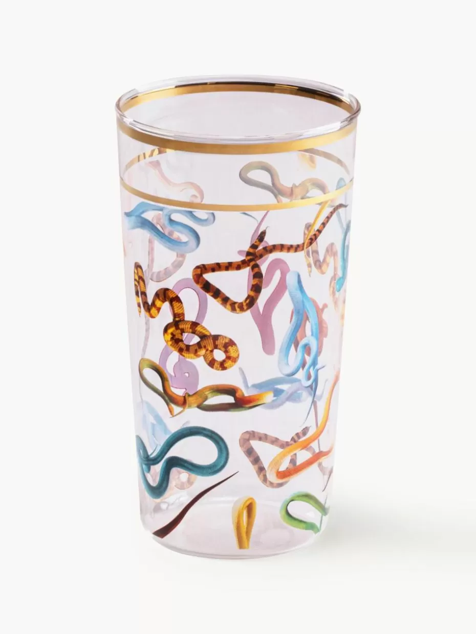 Wassergläser-Seletti Wasserglas Snakes