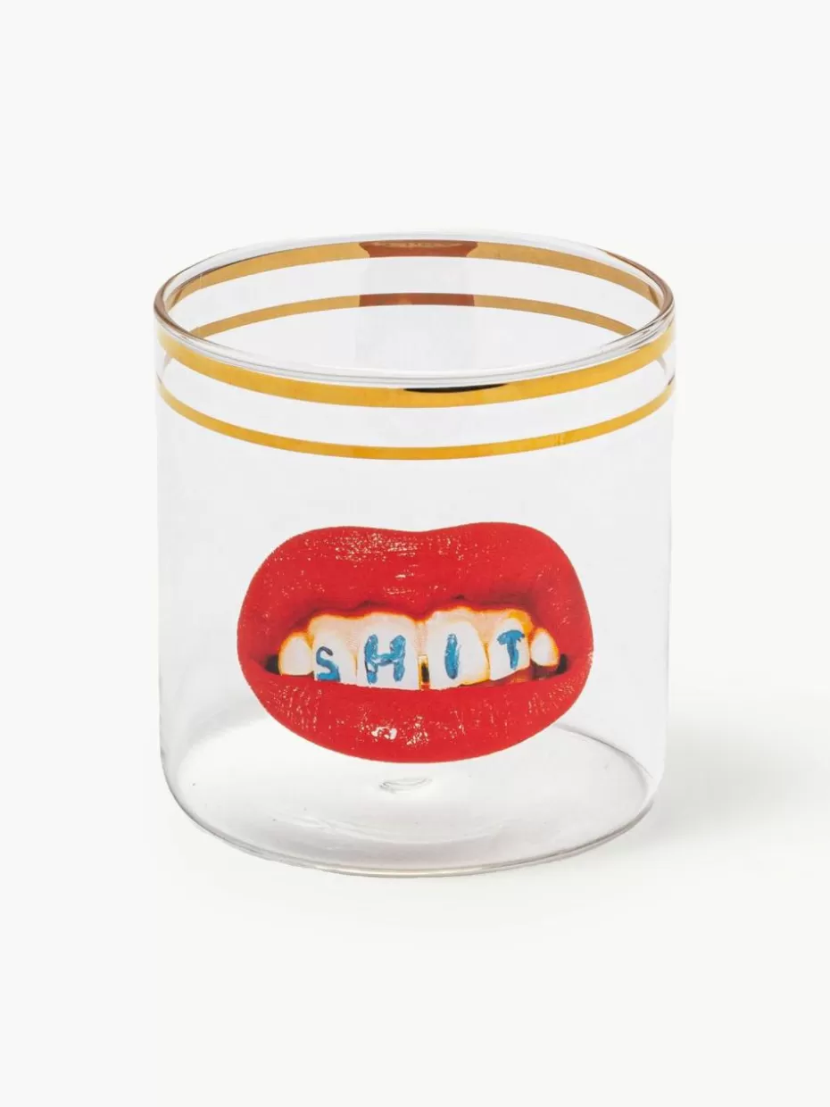 Wassergläser-Seletti Wasserglas Toiletpaper