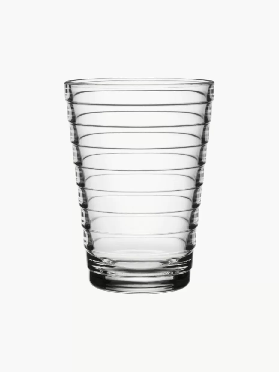Wassergläser-iittala Wassergläser Aino Aalto, 2 Stück Transparent