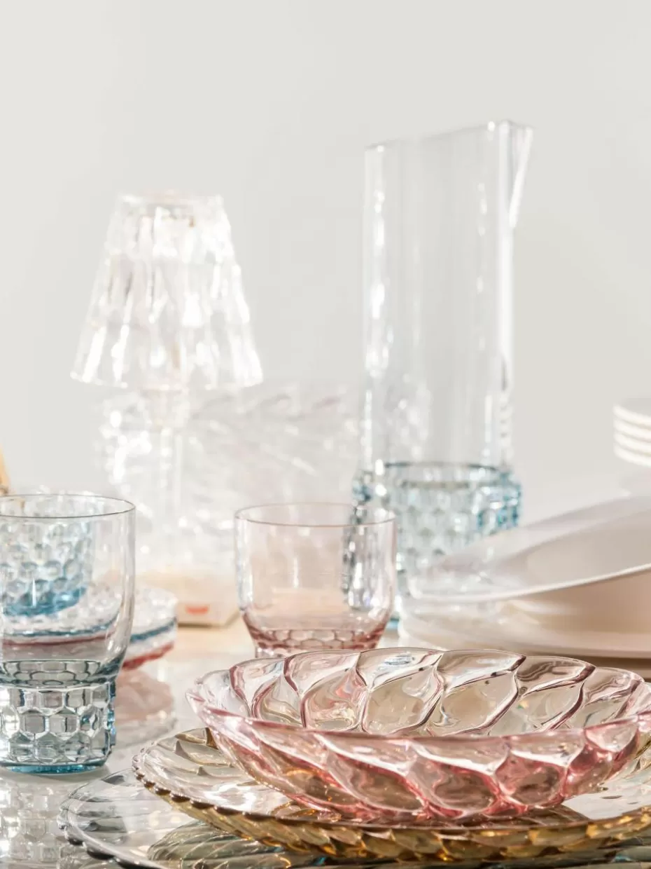 Wassergläser-Kartell Wassergläser Jellies aus Kunststoff, 4 Stück Hellblau, transparent