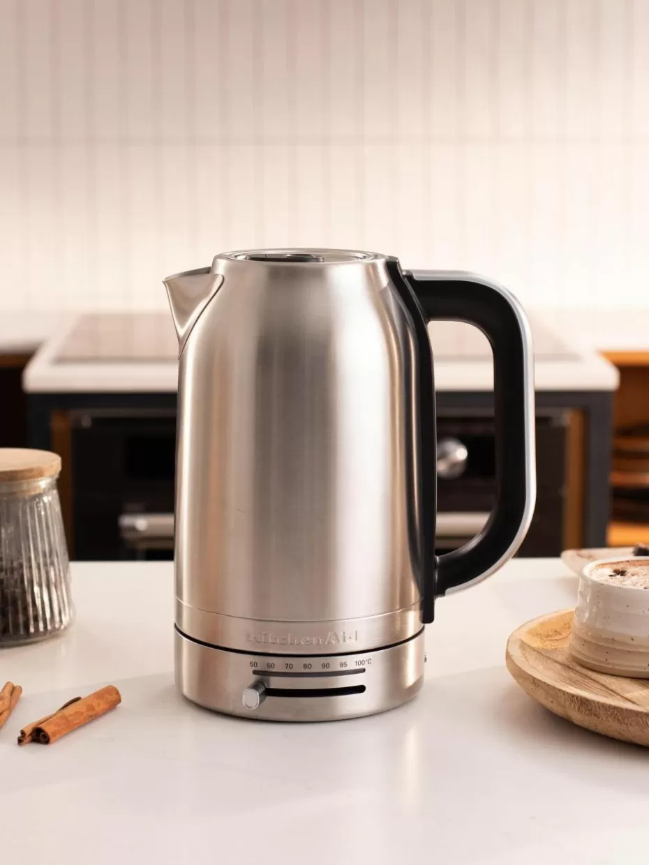 Wasserkocher-KitchenAid Wasserkocher Almond, 1.7 L Silberfarben, glänzend