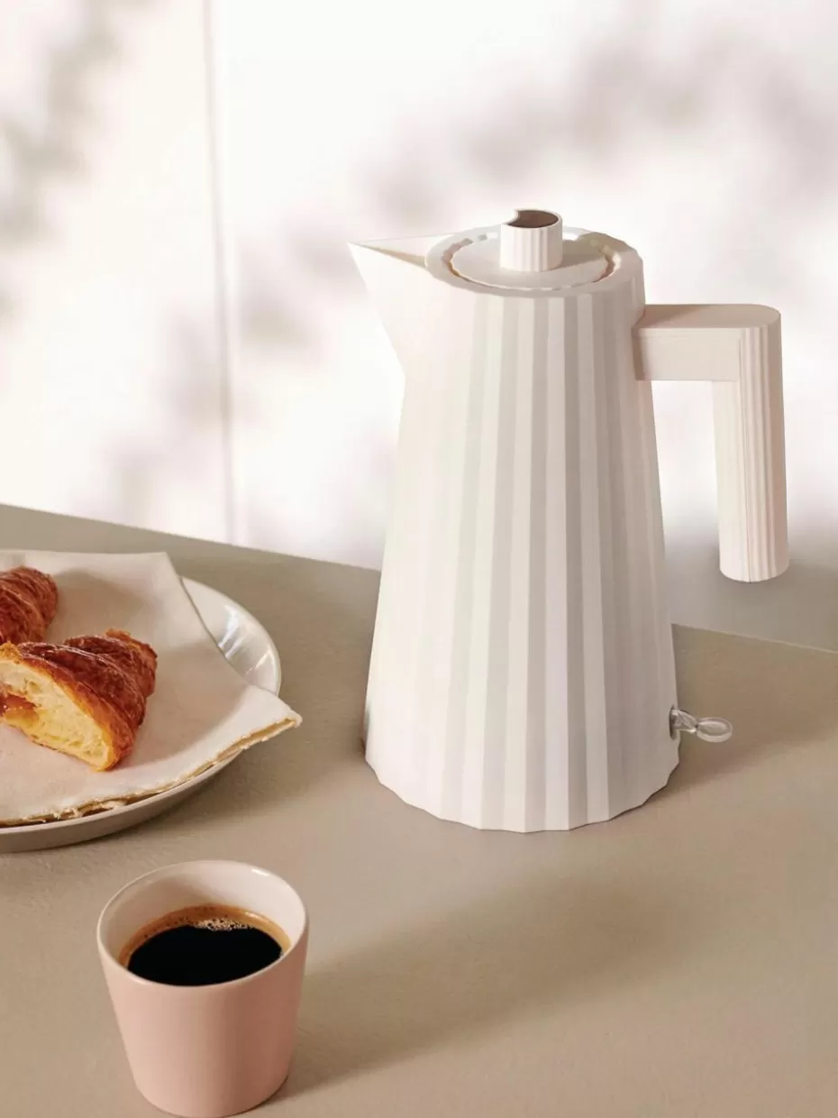Wasserkocher-Alessi Wasserkocher Plissé, 1.7 L Off White