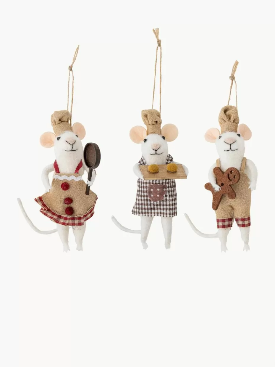 Weihnachtskugeln & Baumanhänger-Bloomingville Weihnachtsbaumanhänger Peo, 3er-Set
