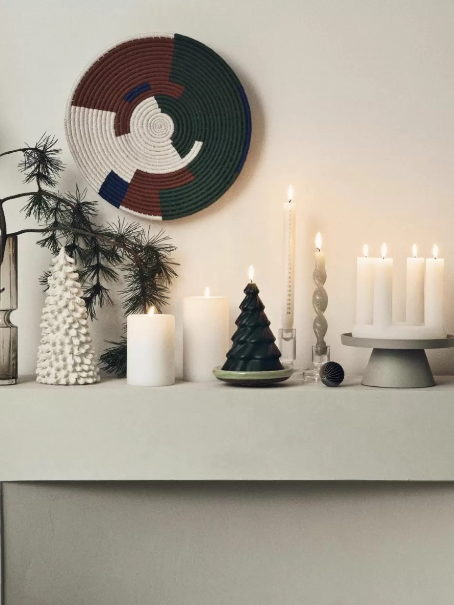 Weihnachtskerzen & Kerzenhalter | Festliche Eleganz-Broste Copenhagen Weihnachtskerze Pinus in Tannenbaumform