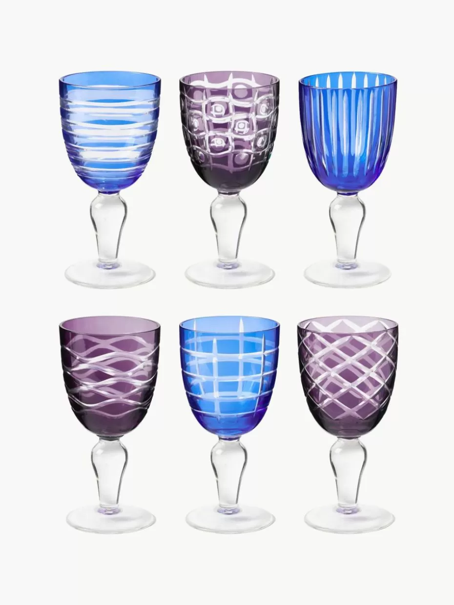 Weingläser-Pols Potten Weingläser Cobalt, 6er-Set