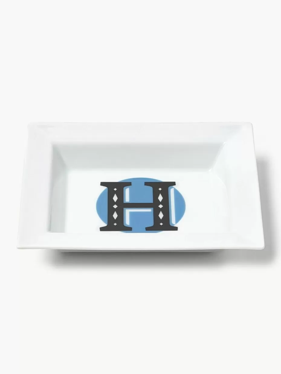 Dekoschalen-Westwing Collection x MEISSEN, andgefertigte Vide-Poce Initials mit Dekor H