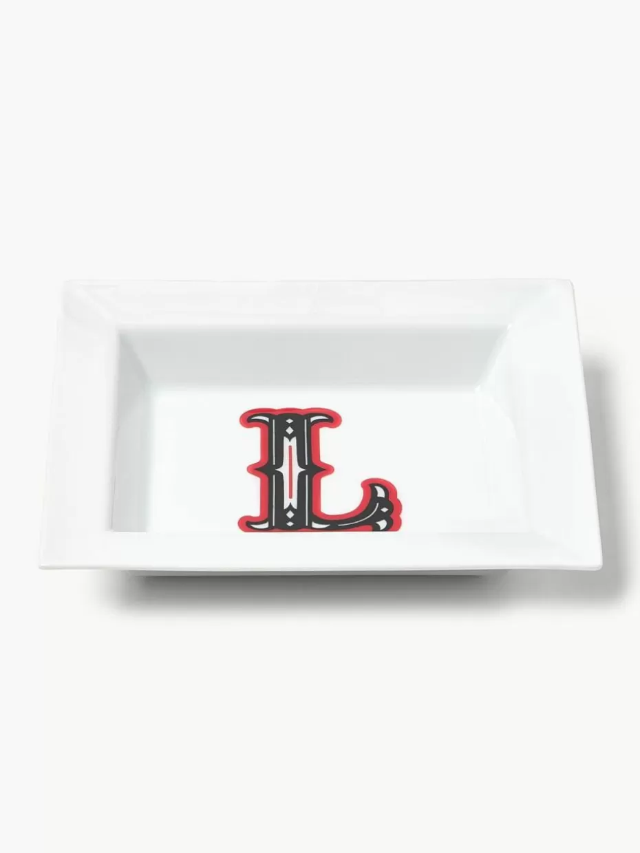 Dekoschalen-Westwing Collection x MEISSEN, handgefertigte Vide-Poche Initias mit Dekor L