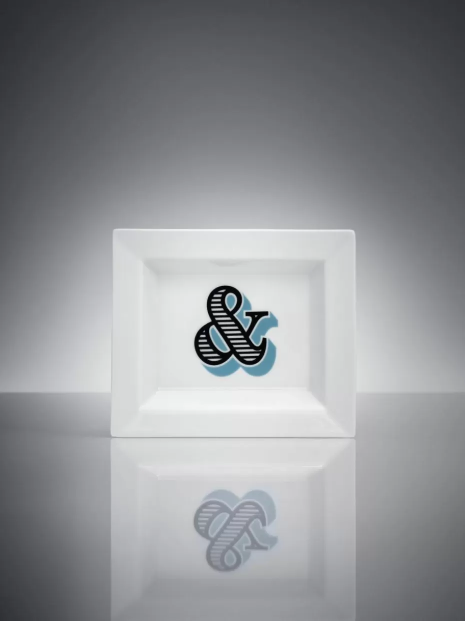 Dekoschalen-Westwing Collection x MEISSEN, handgefertigte Vide-Poche Initials mit Dekor &