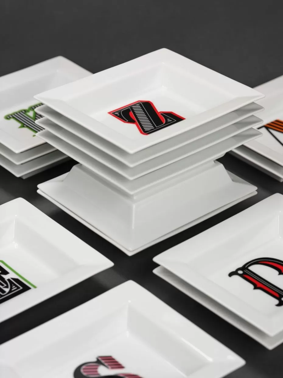 Dekoschalen-Westwing Collection x MEISSEN, handgefertigte Vide-Poche Initials mit Dekor Z