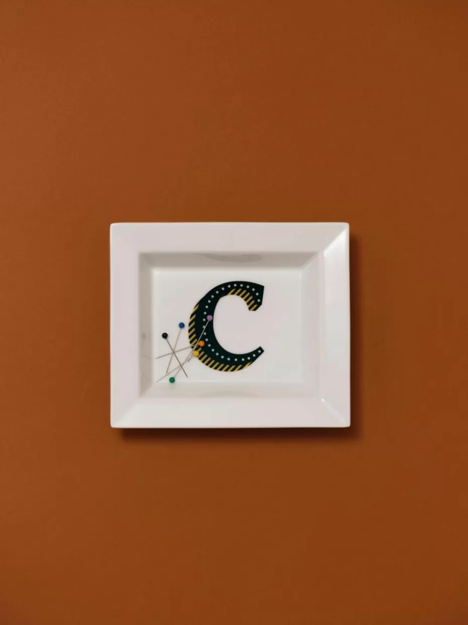 Dekoschalen-Westwing Collection x MEISSEN, handgefertigte Vide-Pohe Initials mit Dekor C