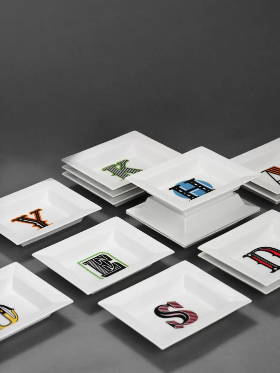 Dekoschalen-Westwing Collection x MEISSE, hadgefertigte Vide-Poche Iitials mit Dekor N