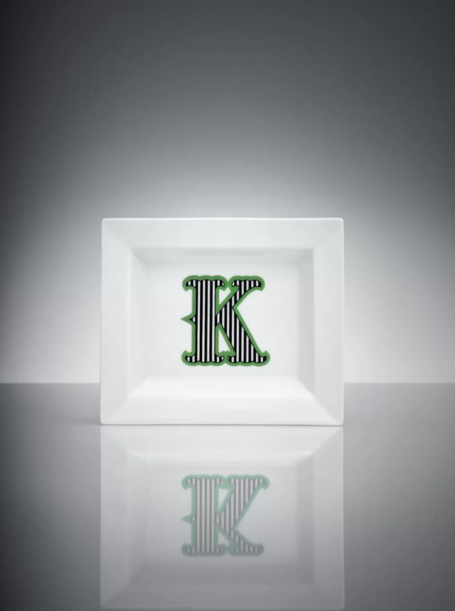 Dekoschalen-Westwing Collection x MEISSEN, handgefertigte Vide-Poche Initials mit Deor K