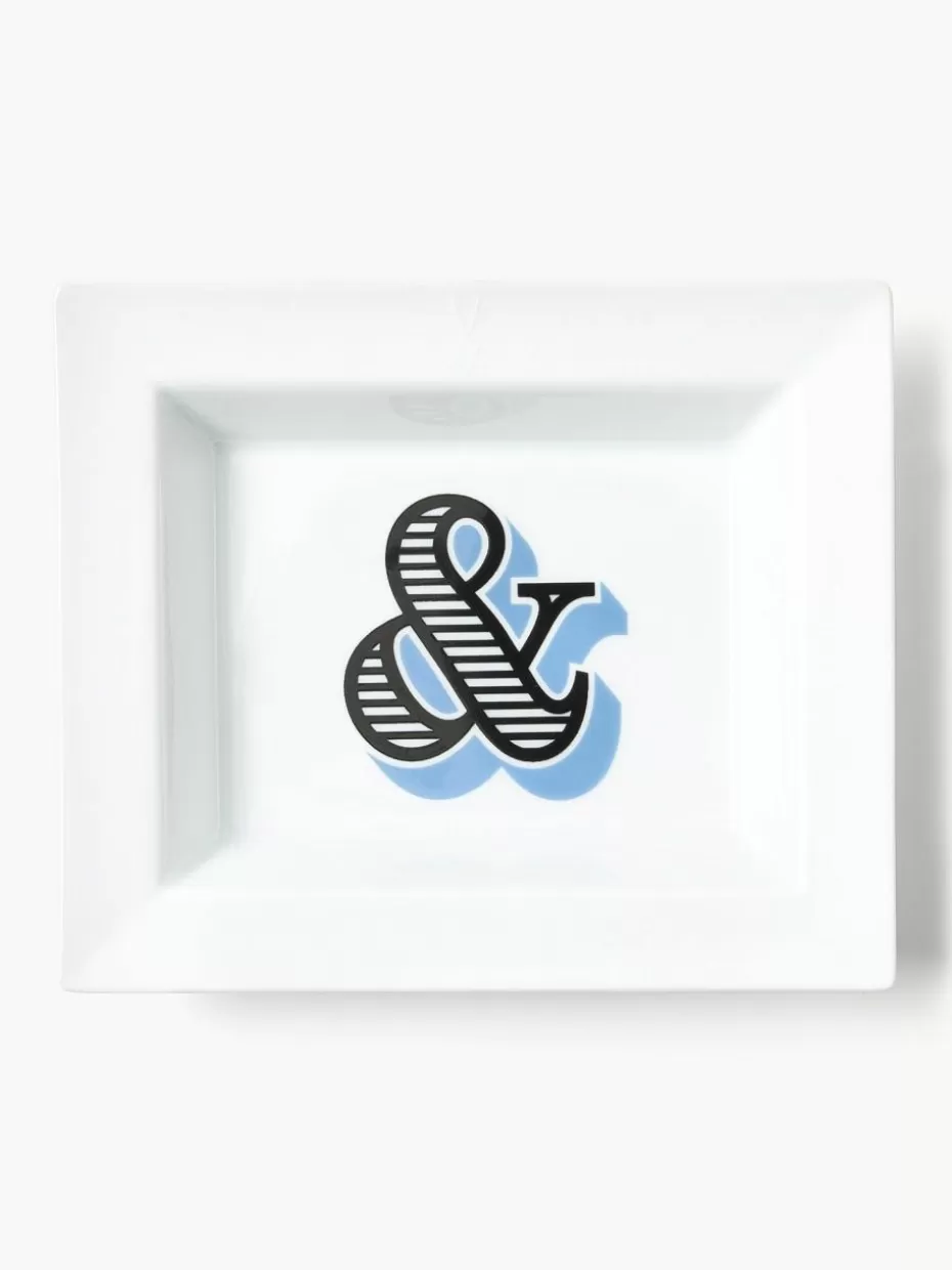 Dekoschalen-Westwing Collection x MEISSEN, handgefertigte Vide-Poche Initials mit Dekor &