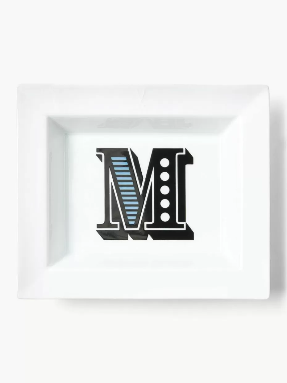 Dekoschalen-Westwing Collection x EISSEN, handgefertigte Vide-Poche Initials it Dekor M