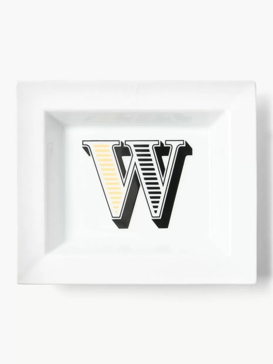 Dekoschalen-Westwing Collection x MEISSEN, handgefertigte Vide-Poche Initials mit Dekor W