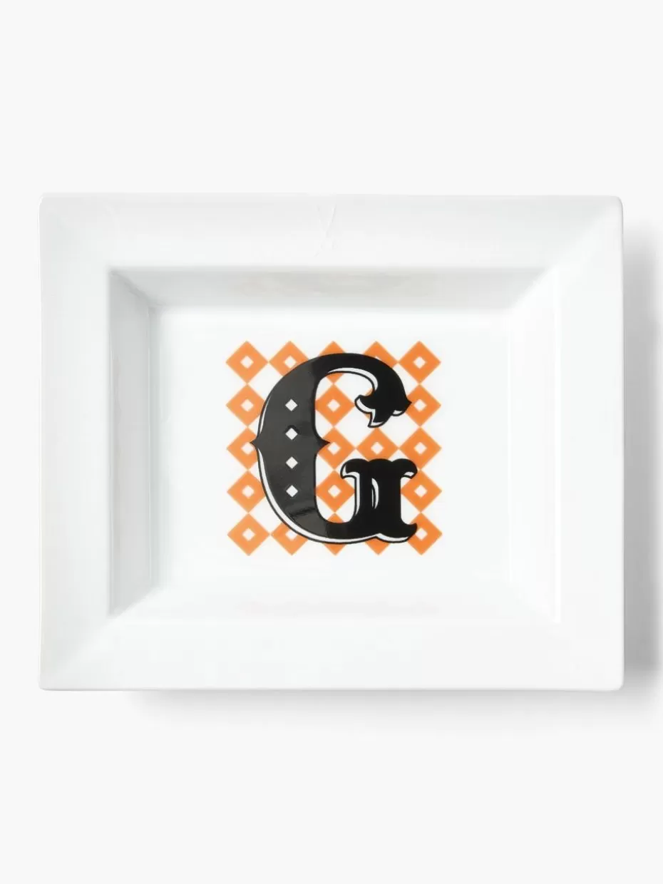 Dekoschalen-Westwing Collection x MEISSEN, handefertite Vide-Poche Initials mit Dekor G