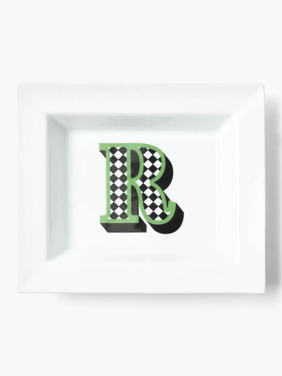 Dekoschalen-Westwing Collection x MEISSEN, handgefetigte Vide-Poche Initials mit Deko R