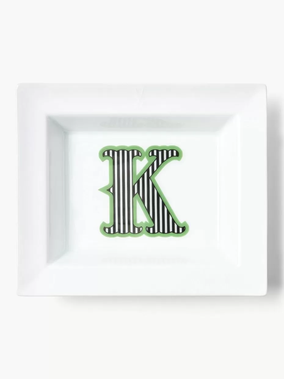 Dekoschalen-Westwing Collection x MEISSEN, handgefertigte Vide-Poche Initials mit Deor K