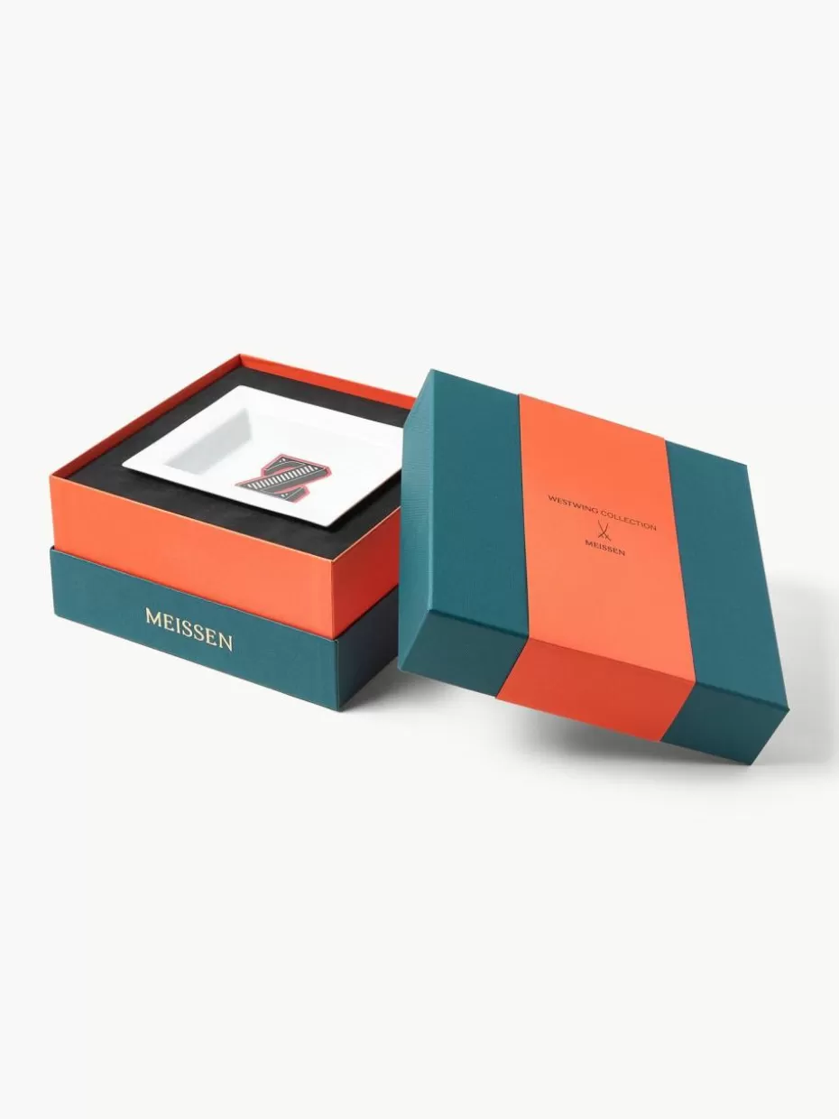Dekoschalen-Westwing Collection x MEISSEN, handgefertigte Vide-Poche Initials mit Dekor Z