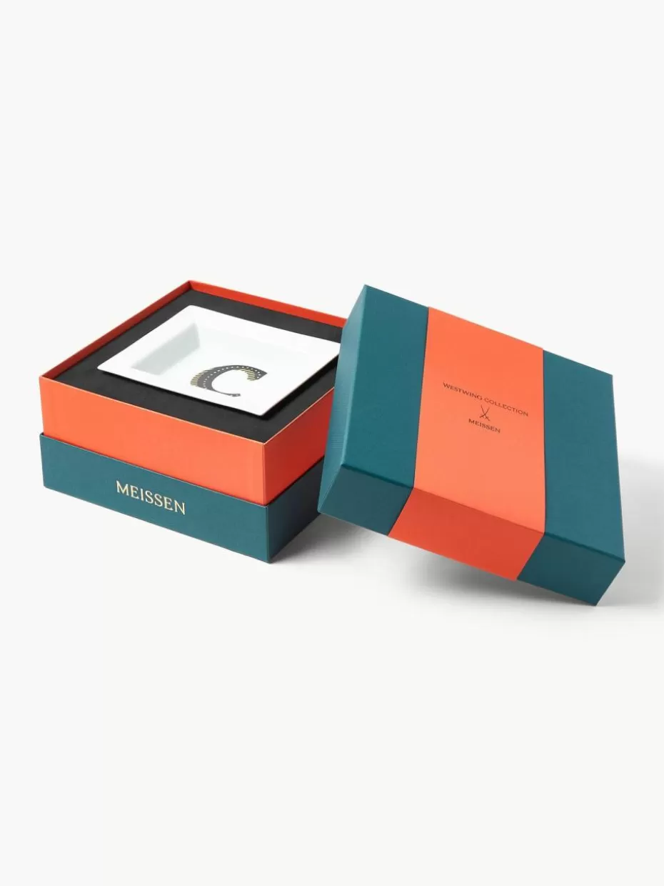 Dekoschalen-Westwing Collection x MEISSEN, handgefertigte Vide-Pohe Initials mit Dekor C