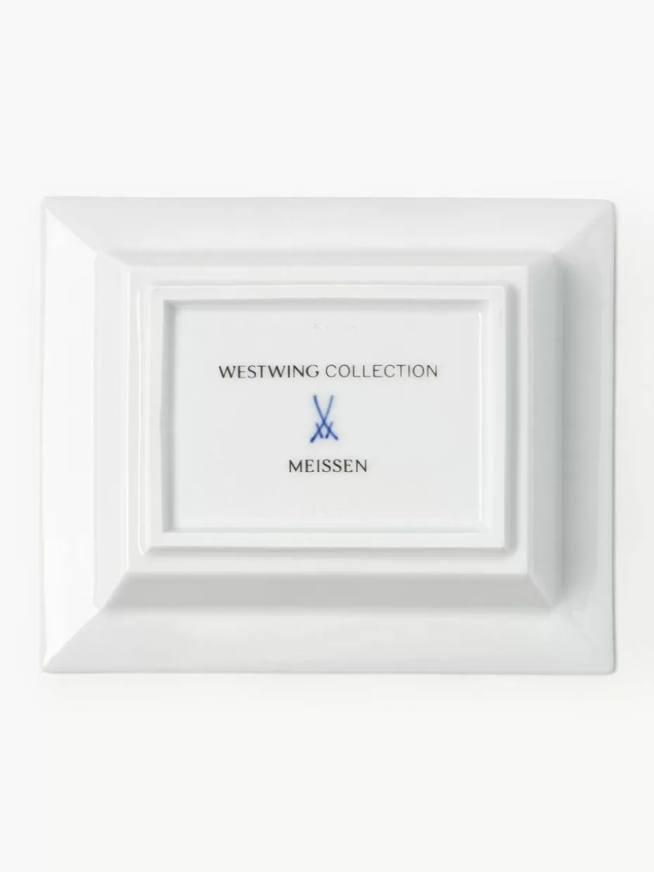 Dekoschalen-Westwing Collection x MEISSEN, handgefertigte Vide-Pche Initials mit Dekr O
