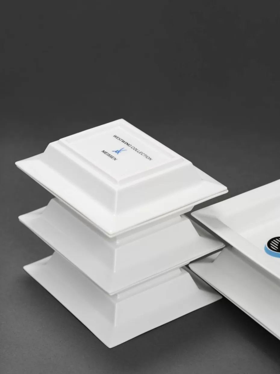 Dekoschalen-Westwing Collection x MEISSE, hadgefertigte Vide-Poche Iitials mit Dekor N