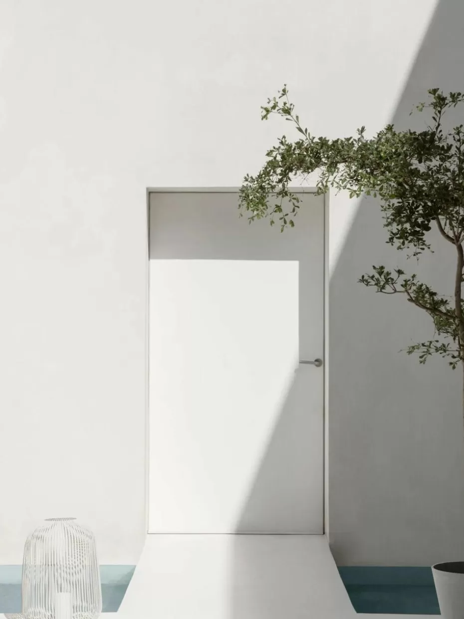 Windlichter & Laternen-Blomus Windlicht Lito, H 45 cm Weiß