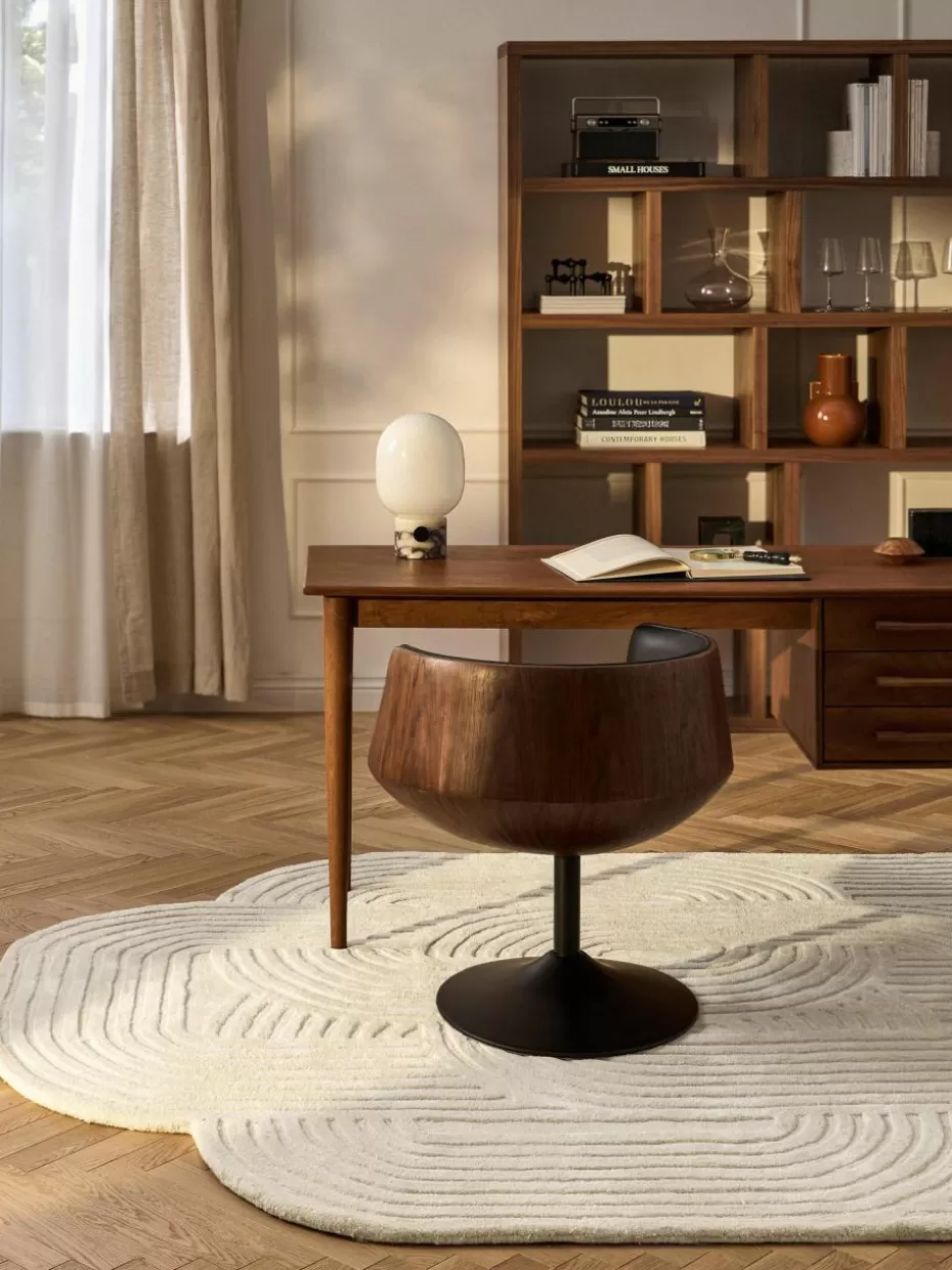 Rechteckige Teppiche-Westwing Collection Wollteppich Koli mit Hoch-Tief-Effekt