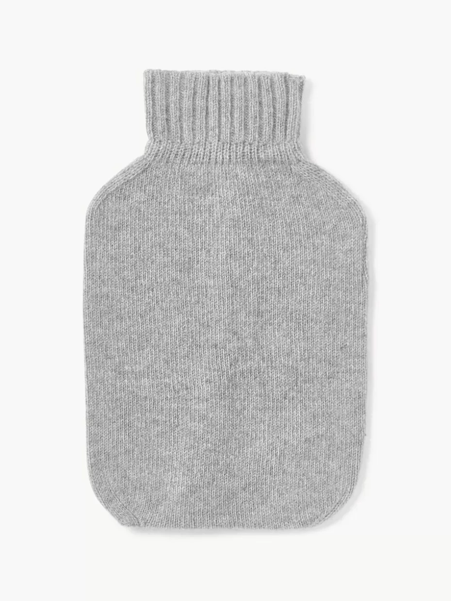 Romantische Details-Westwing Collection Wärmflasche Cashmere Hellgrau
