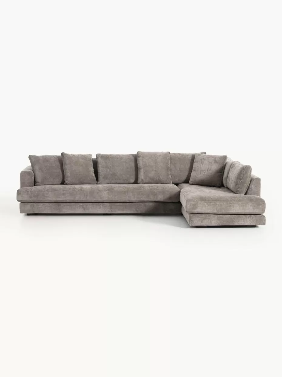 Sofas | Sofaserien-Westwing Collection XL Ecksofa Tribeca Webstoff Taupe
