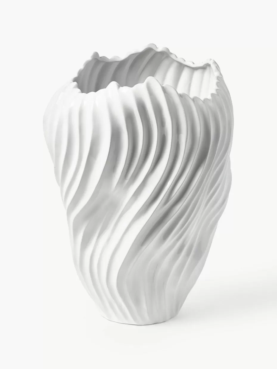 Vasen-Westwing Collection XL Vase Milazzo mit geriffeltem Twist, H 44 cm