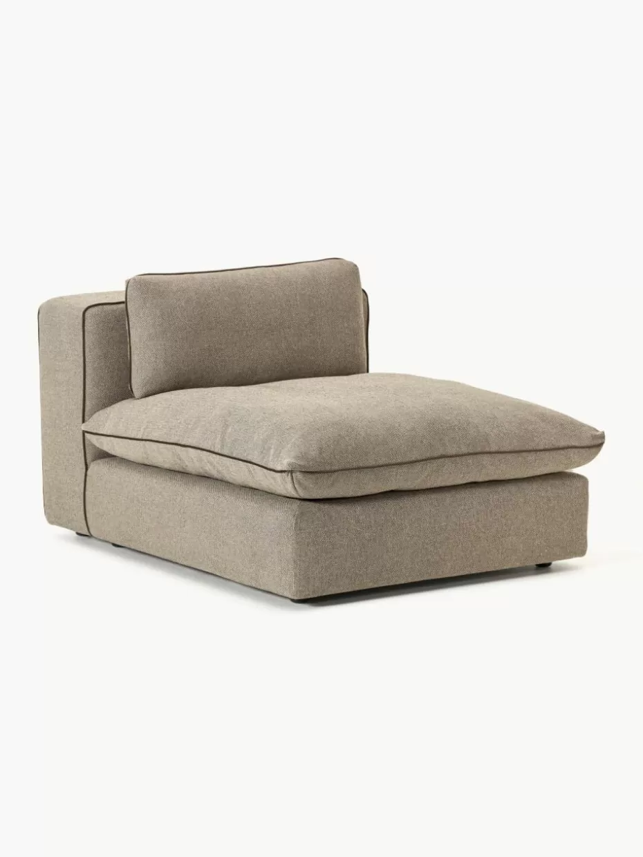 Sofas | Sofaserien-Westwing Collection XL-Mittelmodul Felix Webstoff Greige