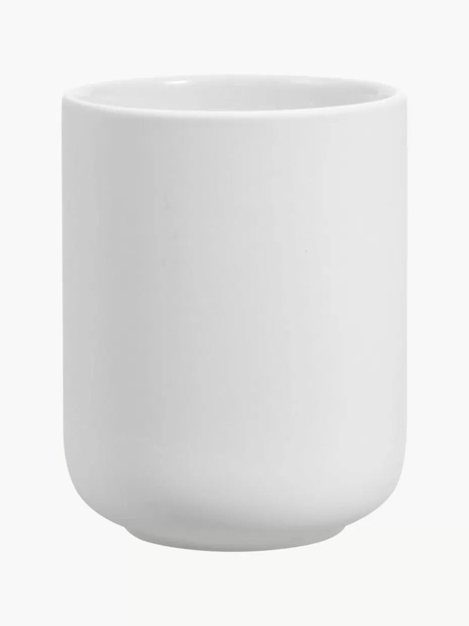 Zahnputzbecher-Zone Denmark Zahnputzbecher Ume mit Soft-Touch-Oberfläche Weiß